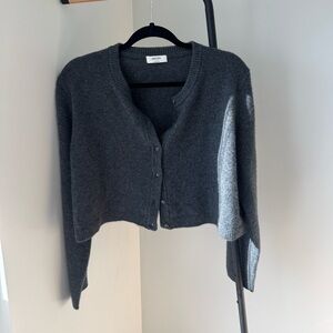 Aritzia Cashmere Relaxed Crew Cardigan
